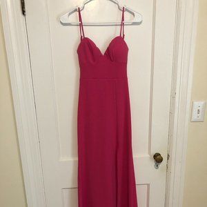 Long Pink Dress